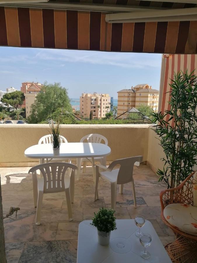 Estudio Terraza Vista Mar Parking Gratuito Piscinas Benalmádena Exterior foto